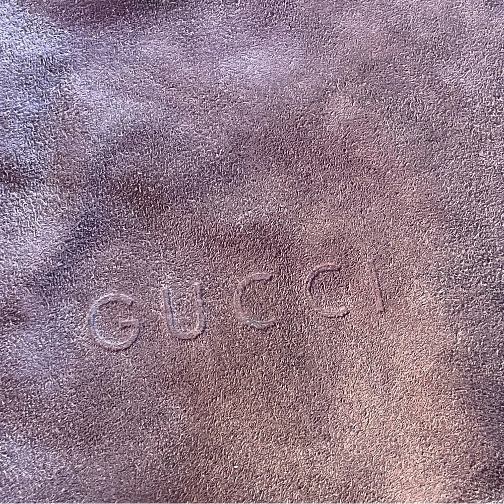 Vintage, Rare Gucci Brown and Tan Suede Dust Bags Trio